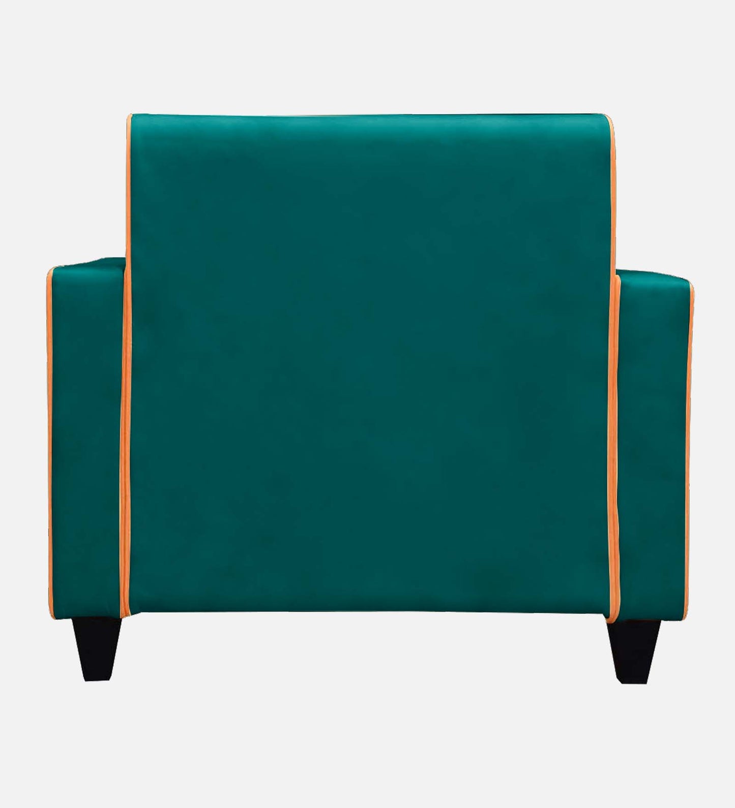 Alex Cushion Back Leatherette Sofa - Green