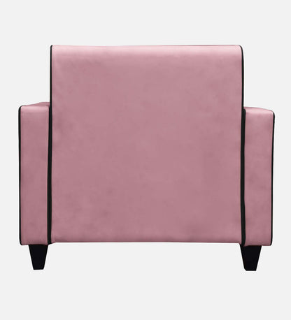 Alex Cushion Back Leatherette Sofa - Pink