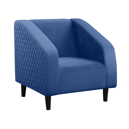 Jamson Sofa Velvet Fabric Sofa- Blue