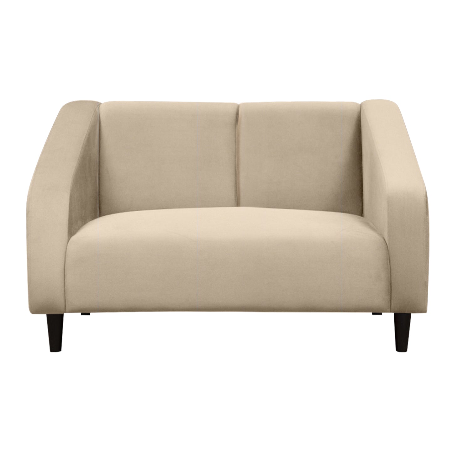 Jamson Sofa Velvet Fabric Sofa- Beige