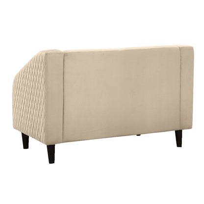 Jamson Sofa Velvet Fabric Sofa- Beige