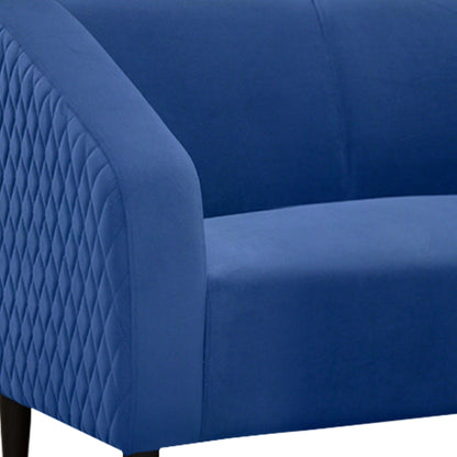 Jamson Sofa Velvet Fabric Sofa- Blue