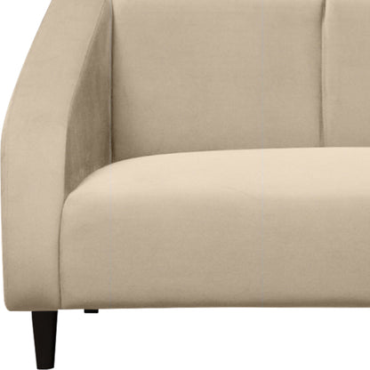 Jamson Sofa Velvet Fabric Sofa- Beige