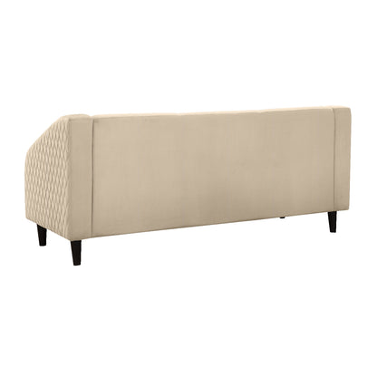 Jamson Sofa Velvet Fabric Sofa- Beige