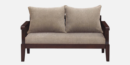 Lessie Teak Wood Sofa - Beige