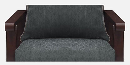 Lessie Teak Wood Sofa - Grey