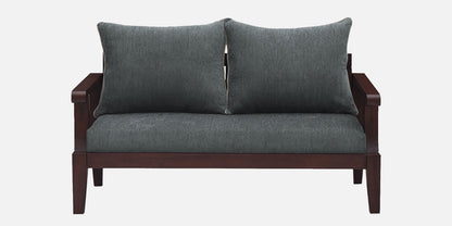 Lessie Teak Wood Sofa - Grey