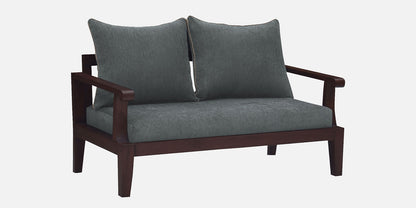 Lessie Teak Wood Sofa - Grey