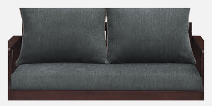 Lessie Teak Wood Sofa - Grey