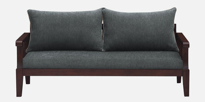 Lessie Teak Wood Sofa - Grey