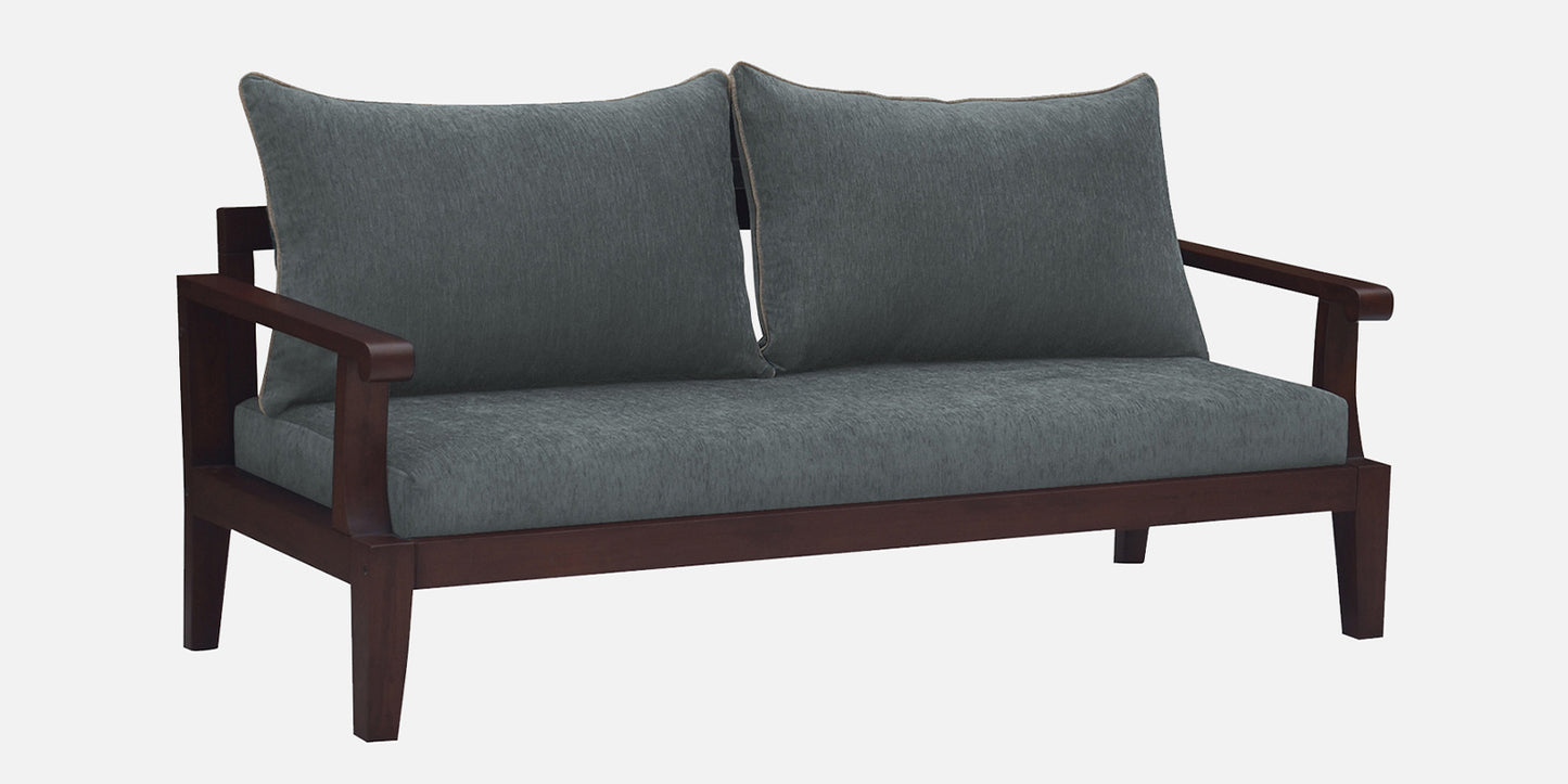 Lessie Teak Wood Sofa - Grey