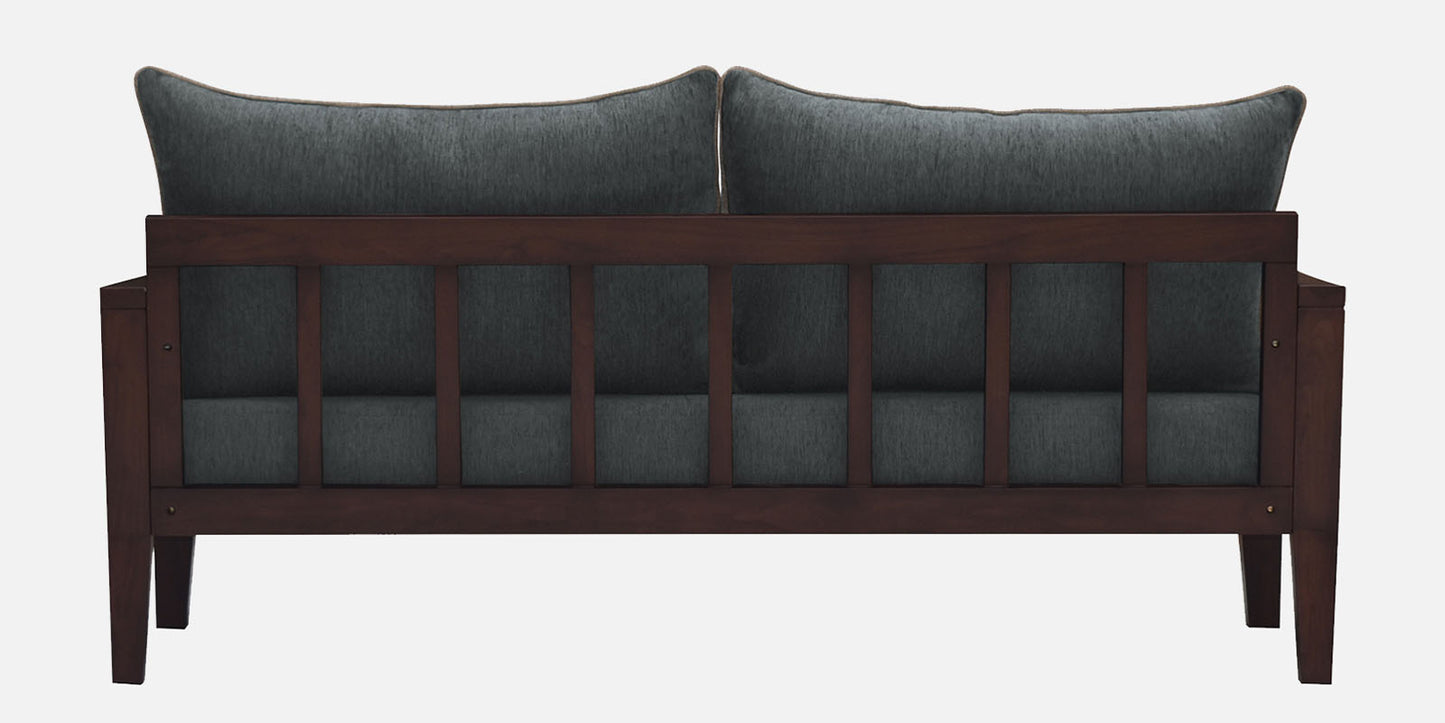 Lessie Teak Wood Sofa - Grey