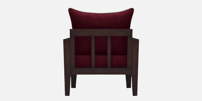 Lessie Teak Wood Sofa - Red