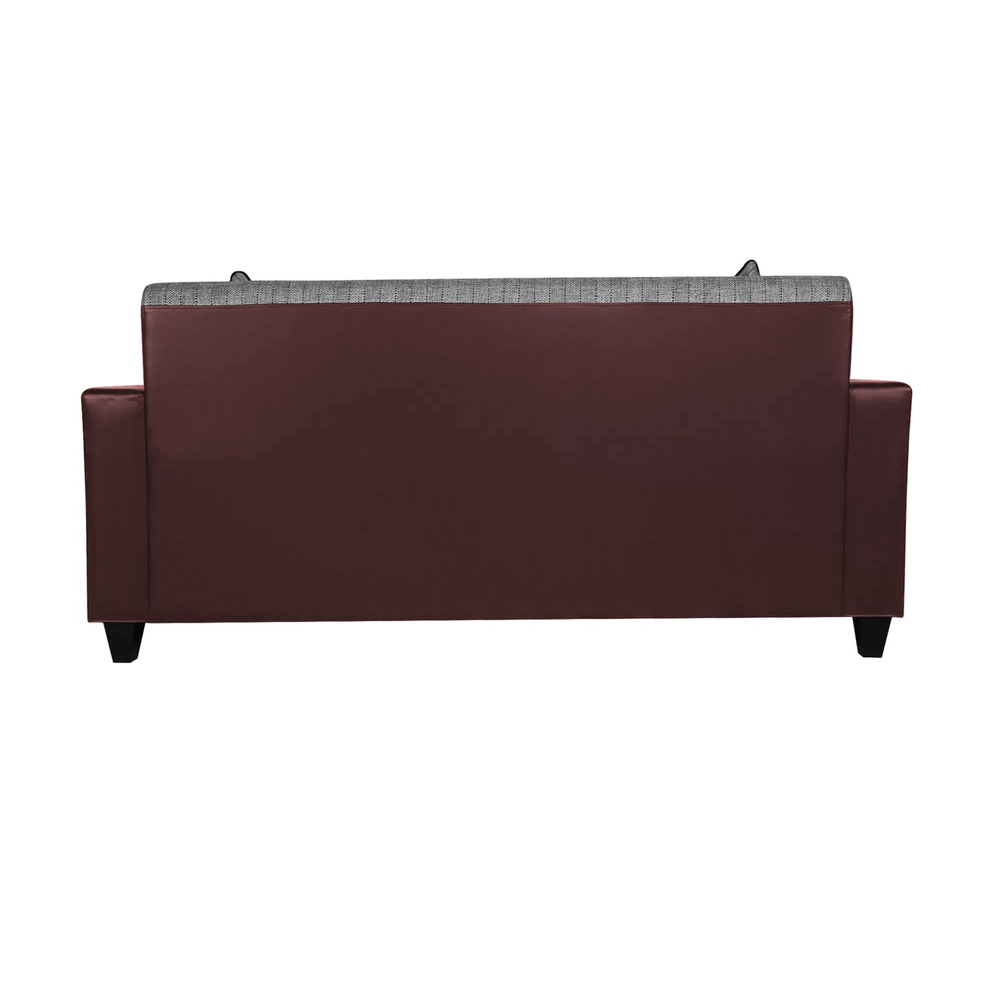 Cornelia Fabric 4 Seater (3 Seater + Ottoman) Sofa - Brown