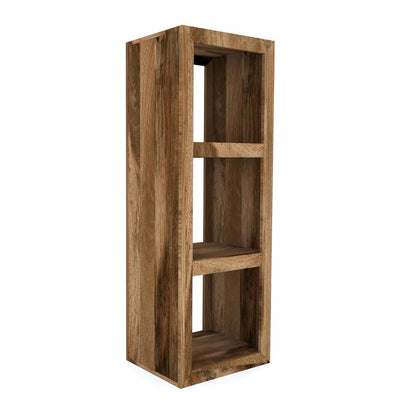 Perry Sheesham Wood Book Shelf - Natural