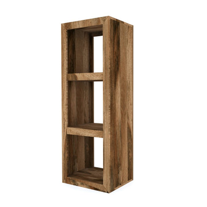 Perry Sheesham Wood Book Shelf - Natural