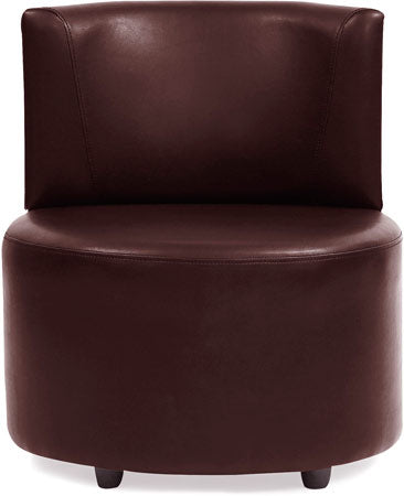 Olympian - Wine Red Leatherite Modular Sofa (1 - Seater)