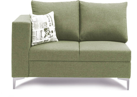 Astro - Green Fabric Sectional Sofa (2 - Seater)