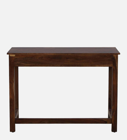 Fin - Sheesham Wood Writing Table In Provincial Teak Finish