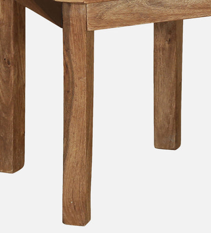 Krish - Sheesham Wood End Table In Rustic Teak Polish