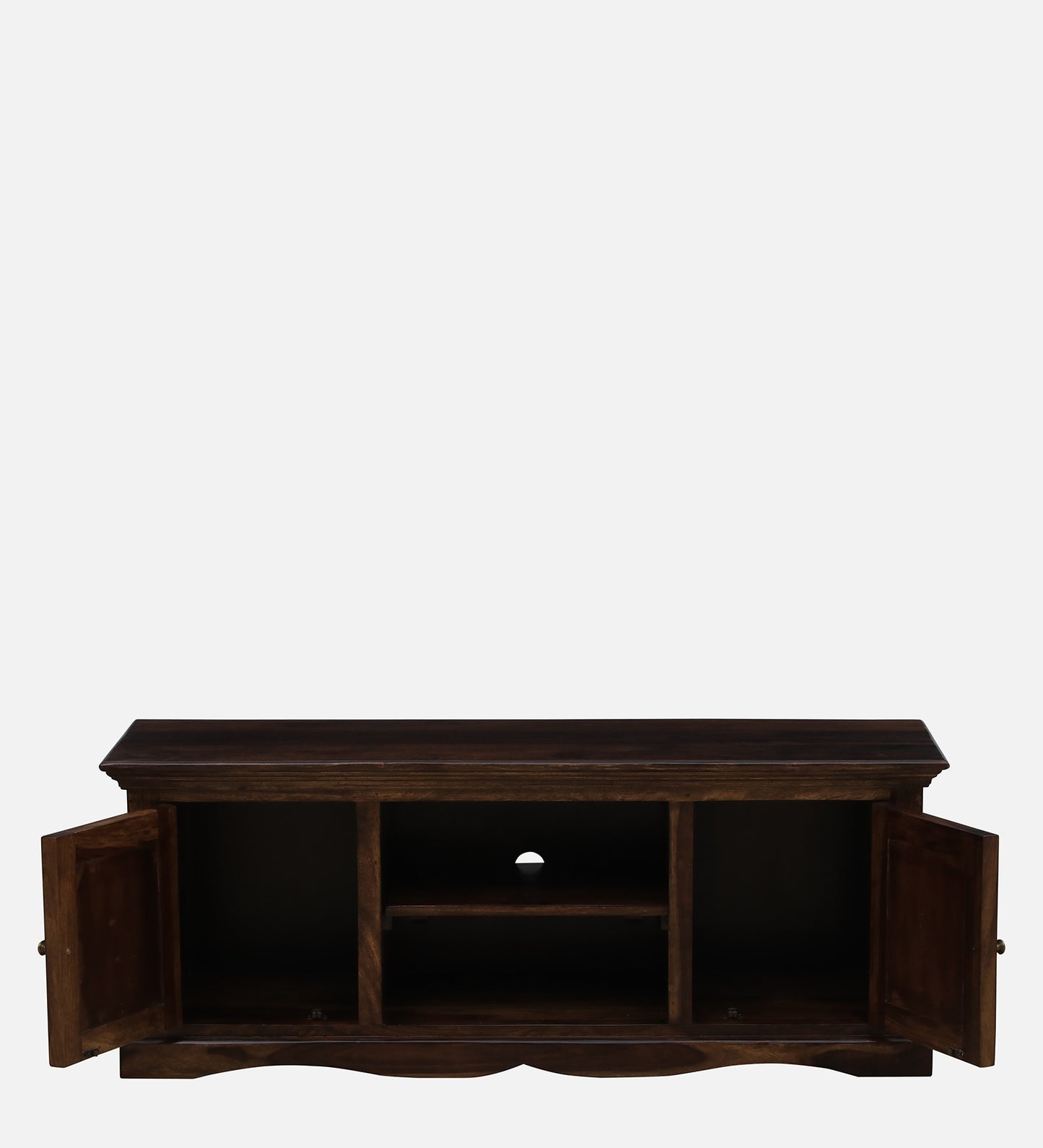 Kashin - Sheesham Wood TV Console - Teak Finish