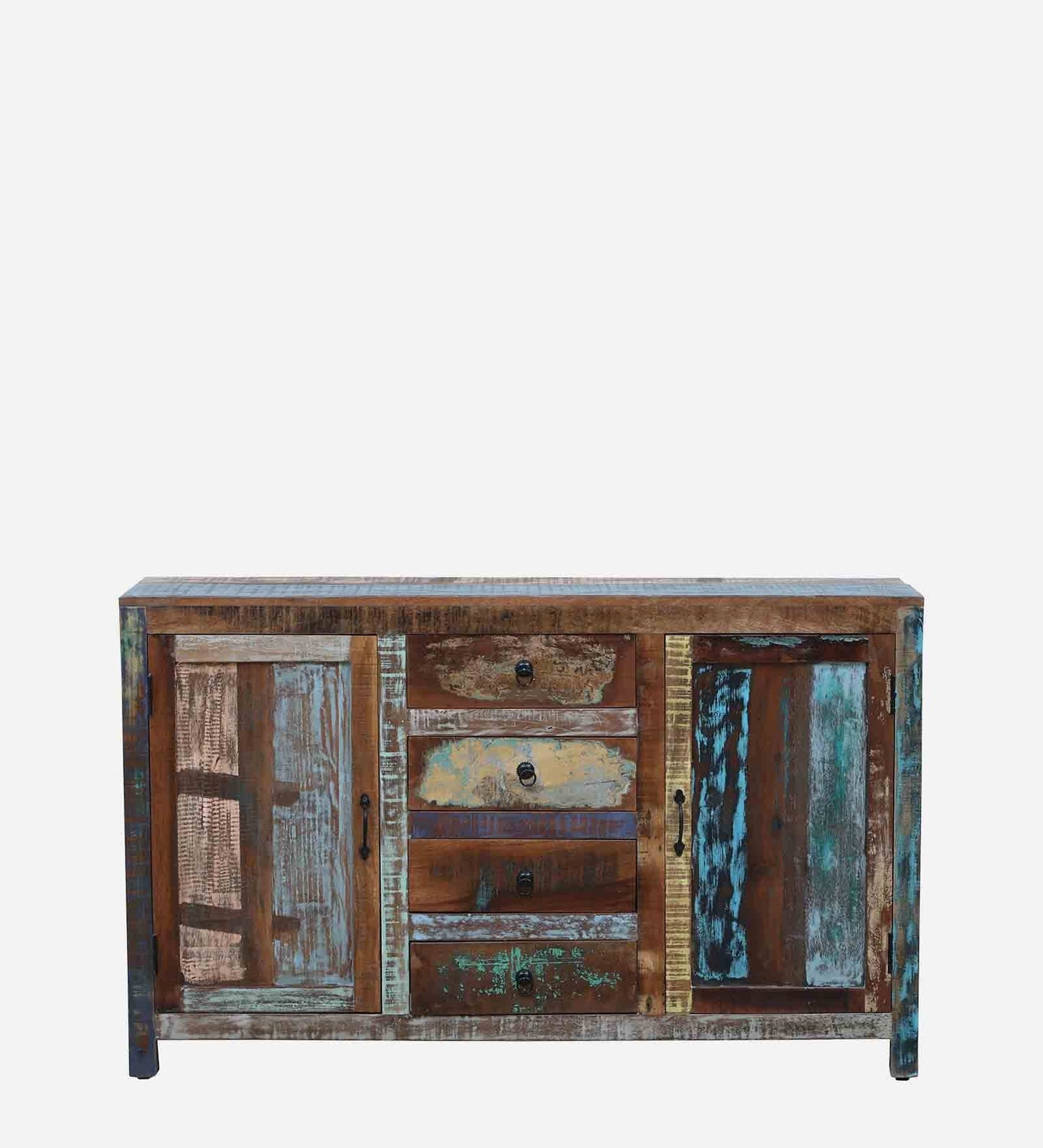 Janet - Solid Wood Sideboard In Distress Finish