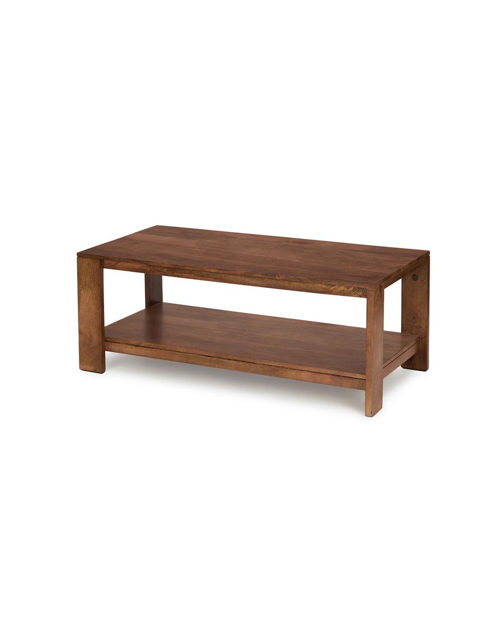 Solid Wood Coffee Table In Walnut Finish