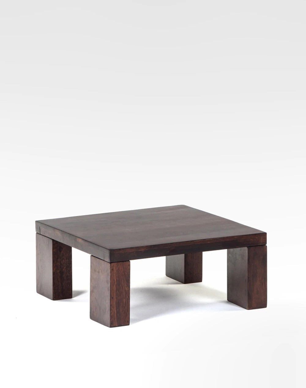 Solid Wood Coffee Table In Walnut Finish