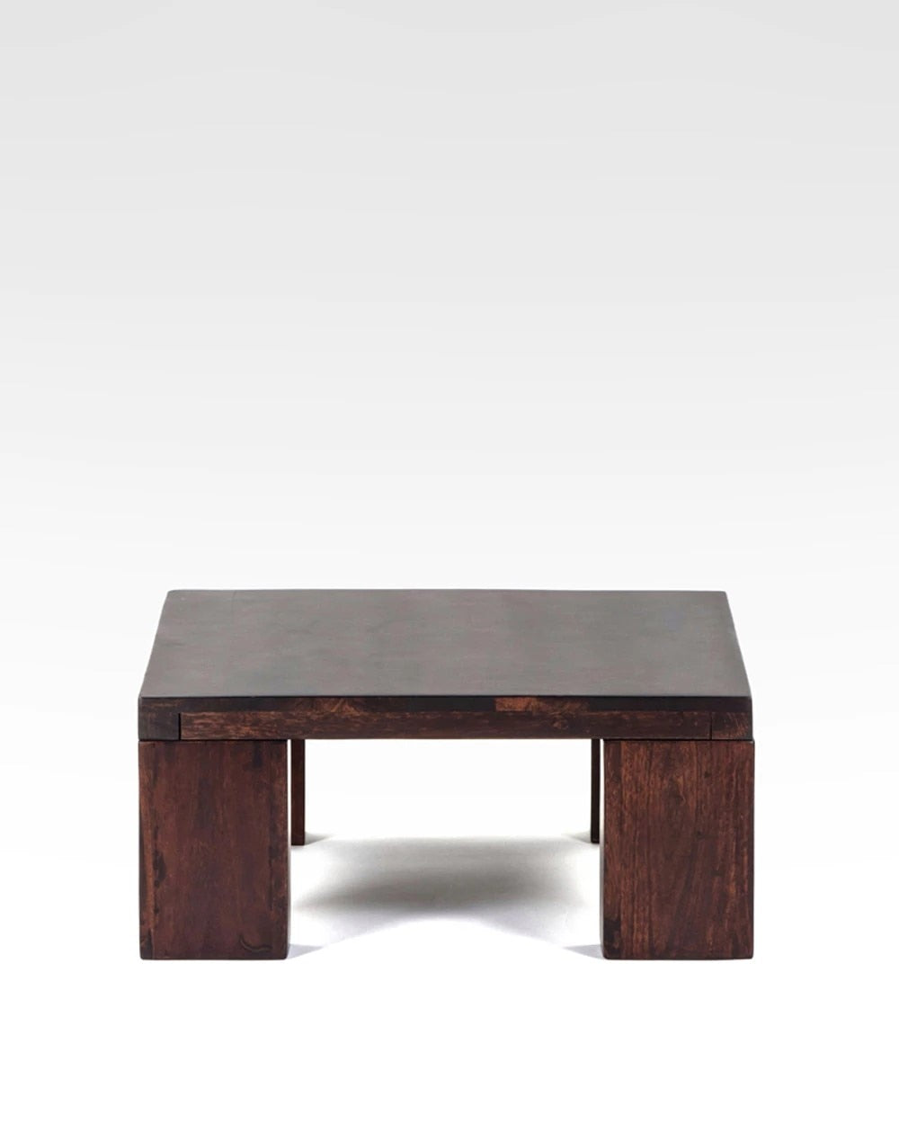 Solid Wood Coffee Table In Walnut Finish