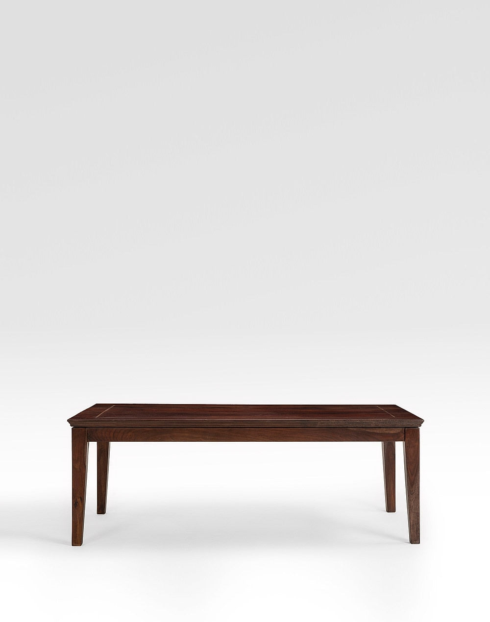 Solid Wood Coffee Table In Walnut Finish