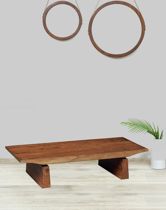 Solid Wood Coffee Table In Natural Finish