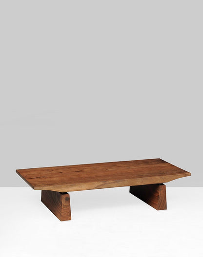 Solid Wood Coffee Table In Natural Finish