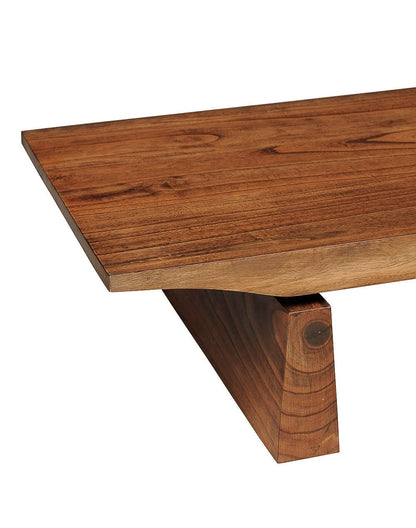 Solid Wood Coffee Table In Natural Finish