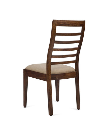 Solid Wood Chair In Teak Finish