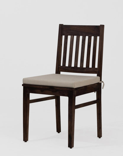 Solid Wood Chair In Teak Finish