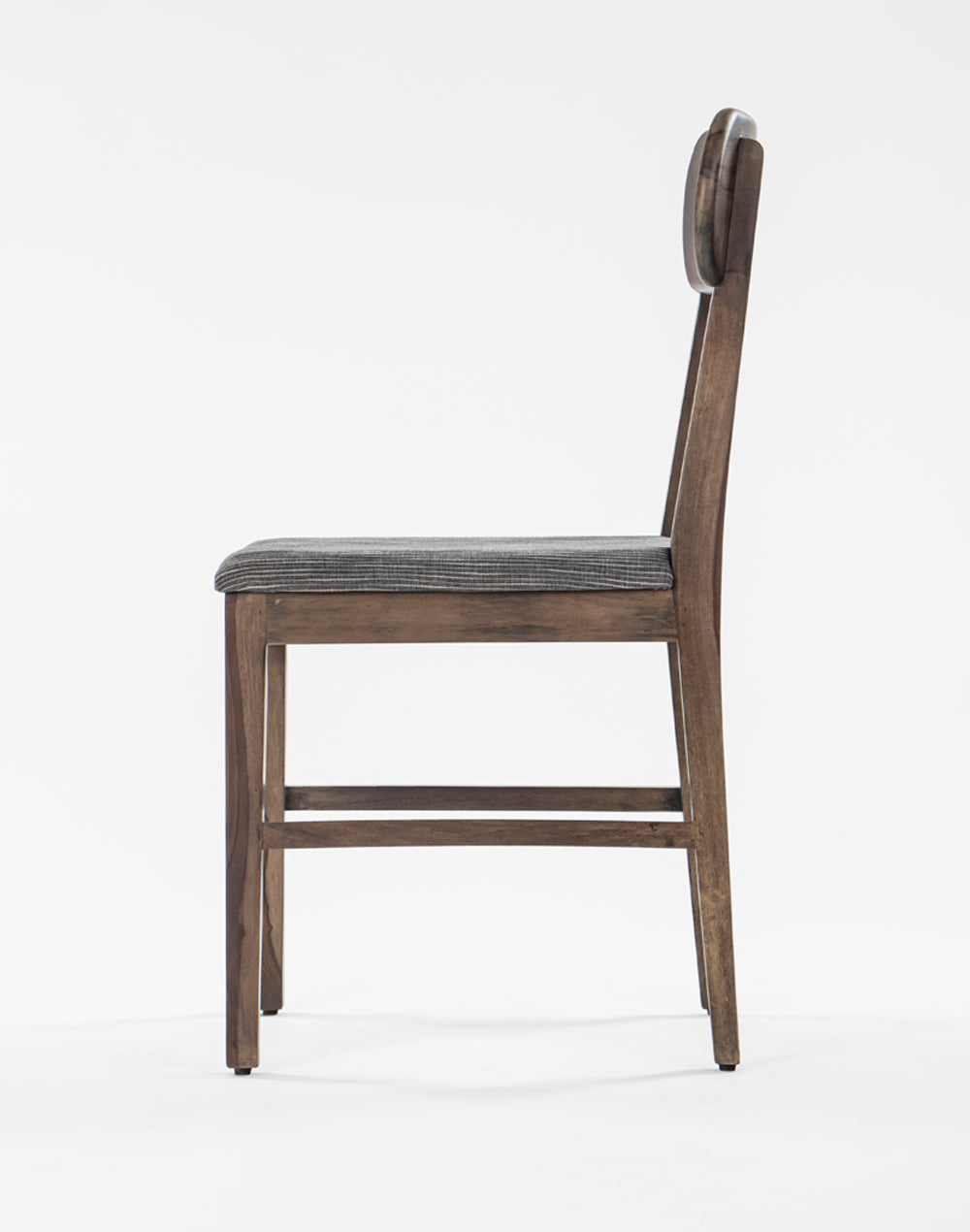 Solid Wood Dining Chair In Teak Finish