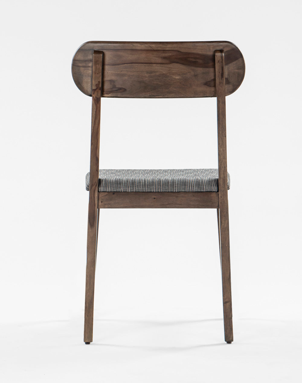 Solid Wood Dining Chair In Teak Finish