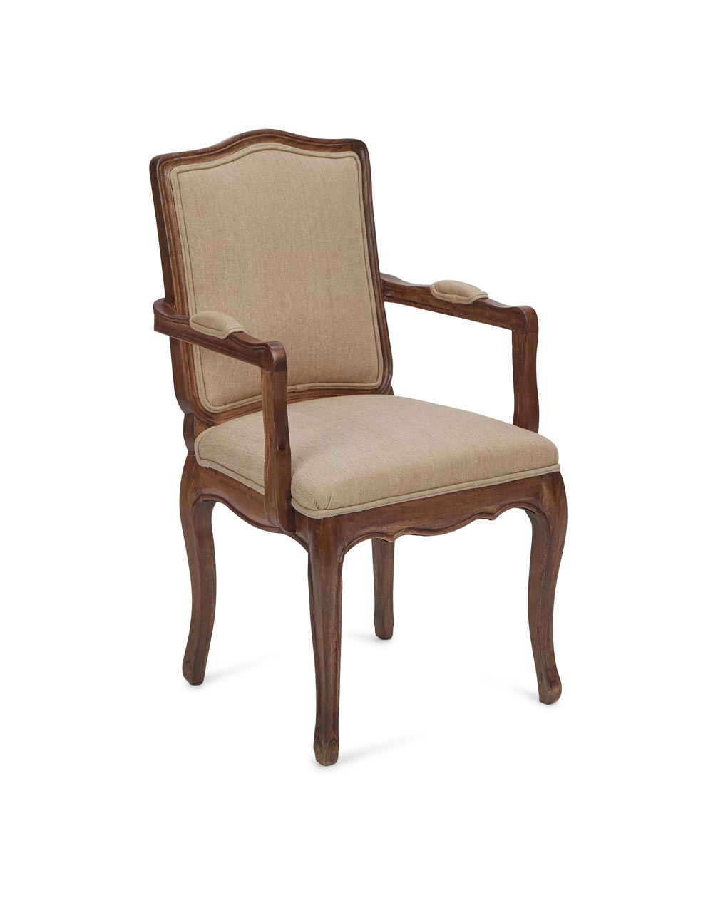 Solid Wood Dining Chair In Teak Finish