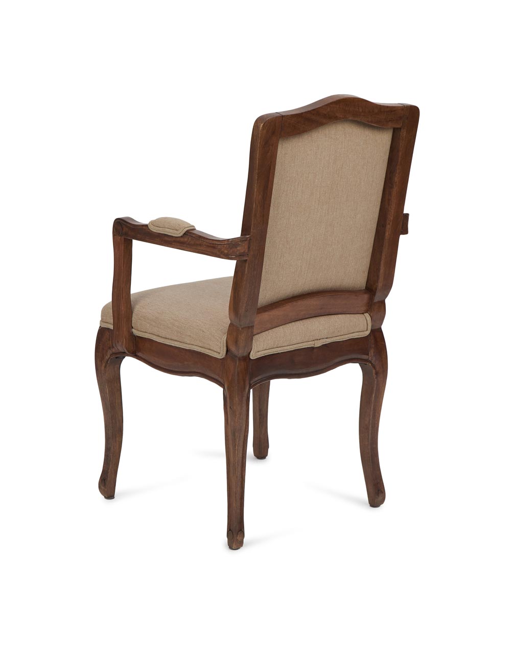 Solid Wood Dining Chair In Teak Finish