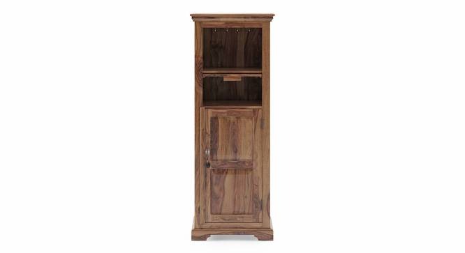 Solid Wood Bar Cabinet In Teak Finish