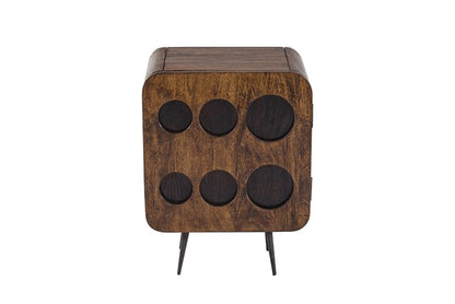 Solid Wood Bedside Tables In Walnut Finish