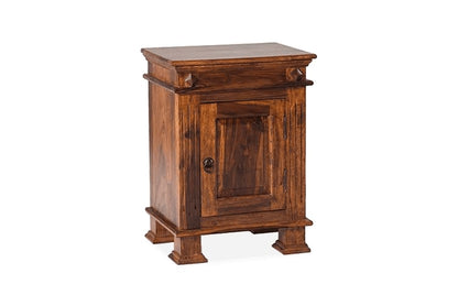 Solid Wood Bedside Tables In Honey Finish