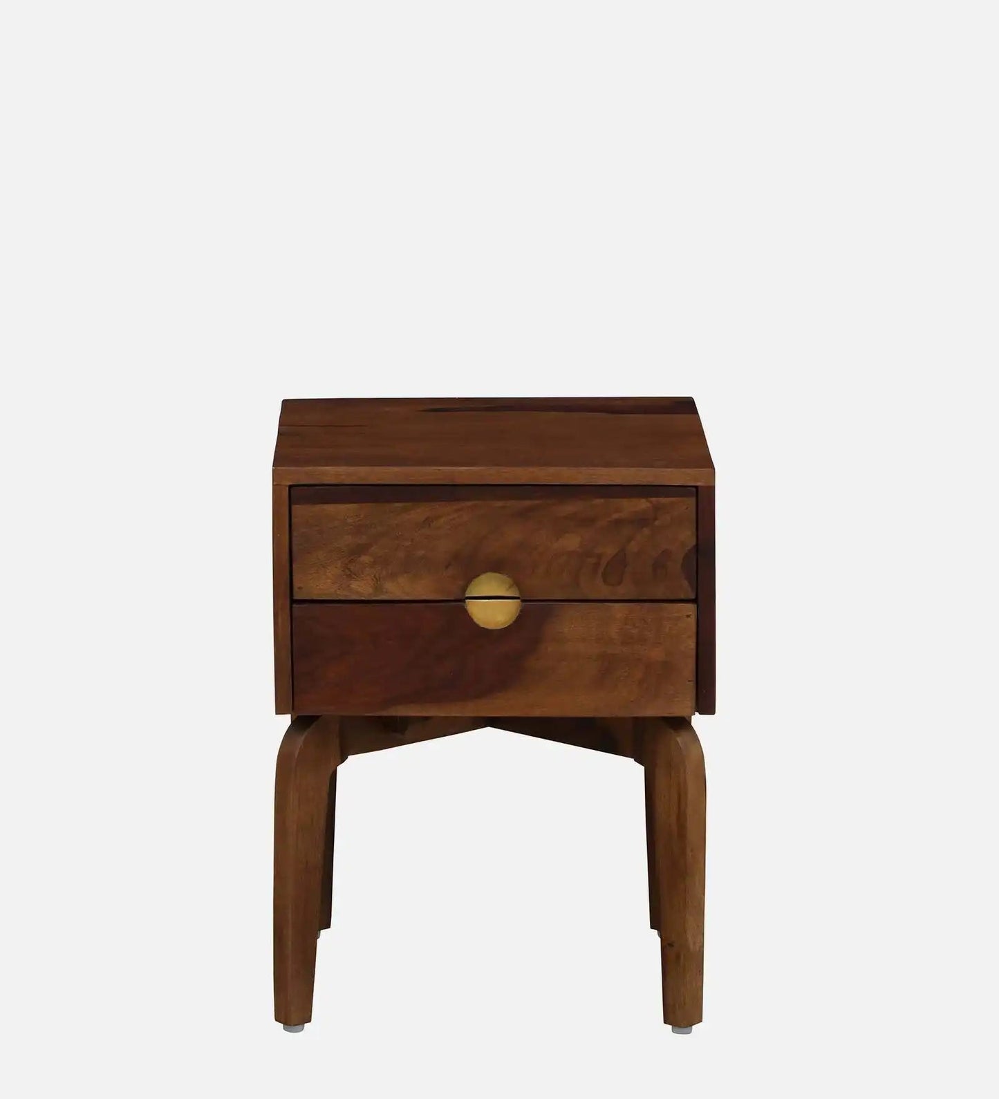 Solid Wood Bedside Tables In Teak Finish