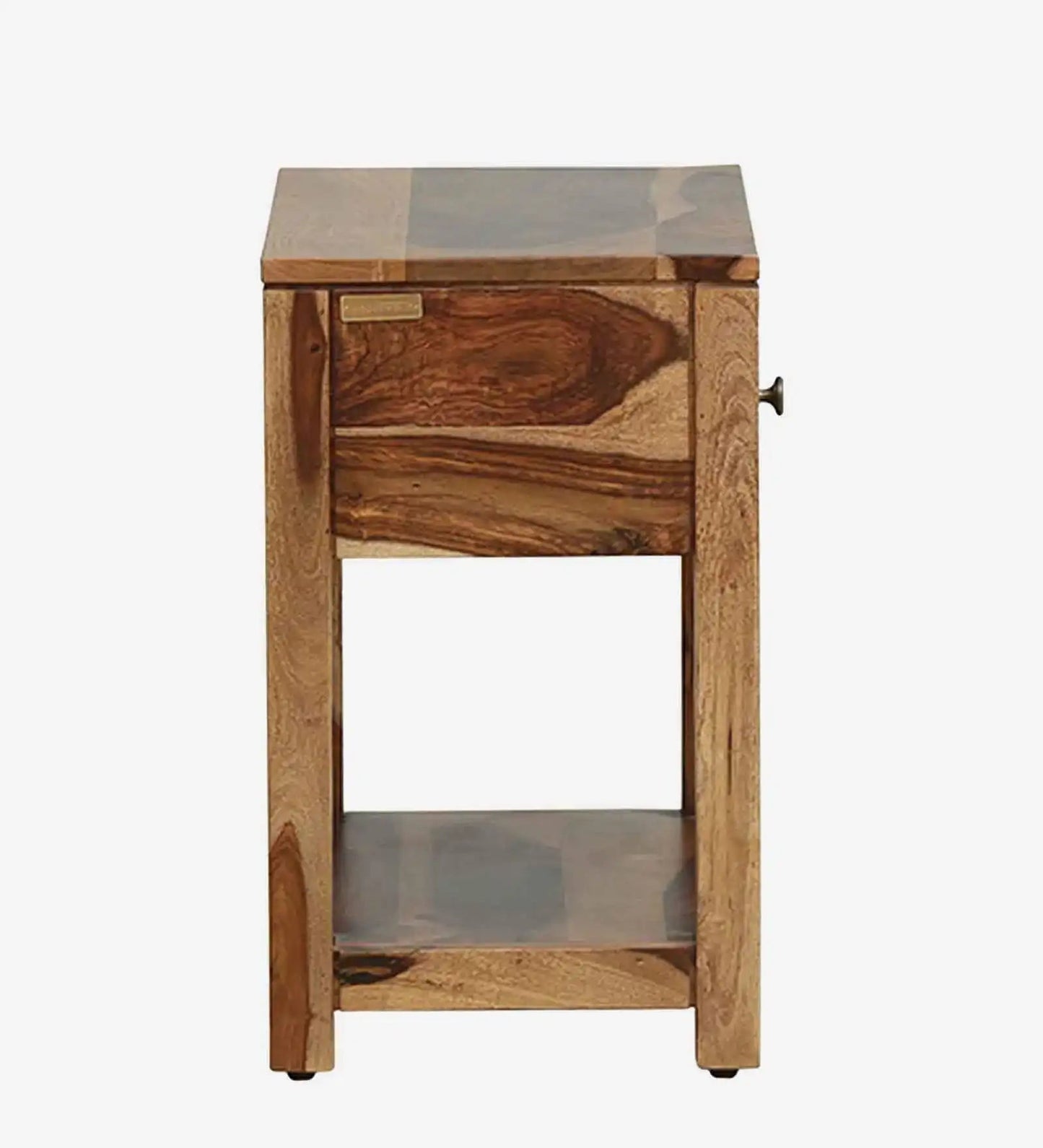 Solid Wood Bedside Tables In Natural Finish