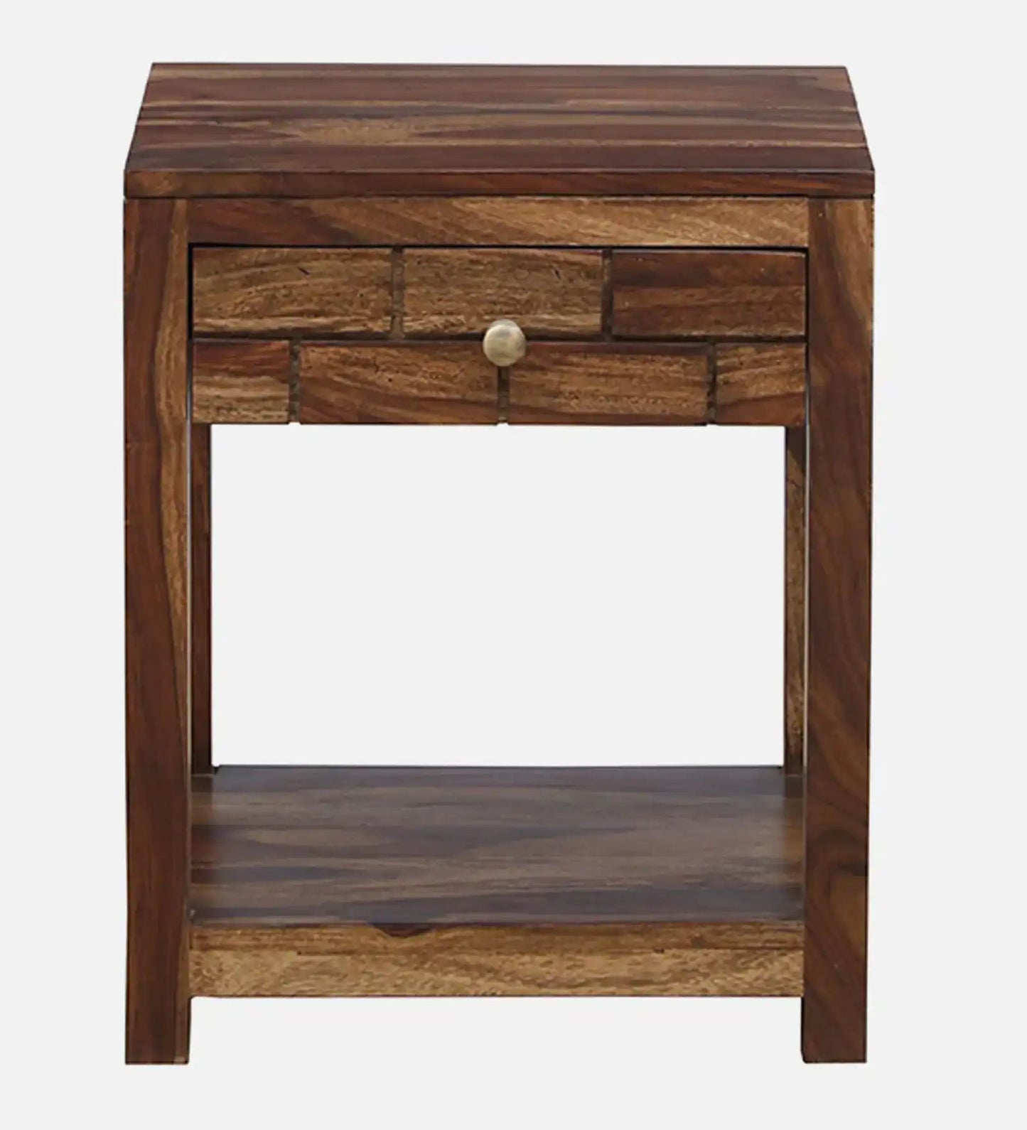 Solid Wood Bedside Tables In Natural Finish