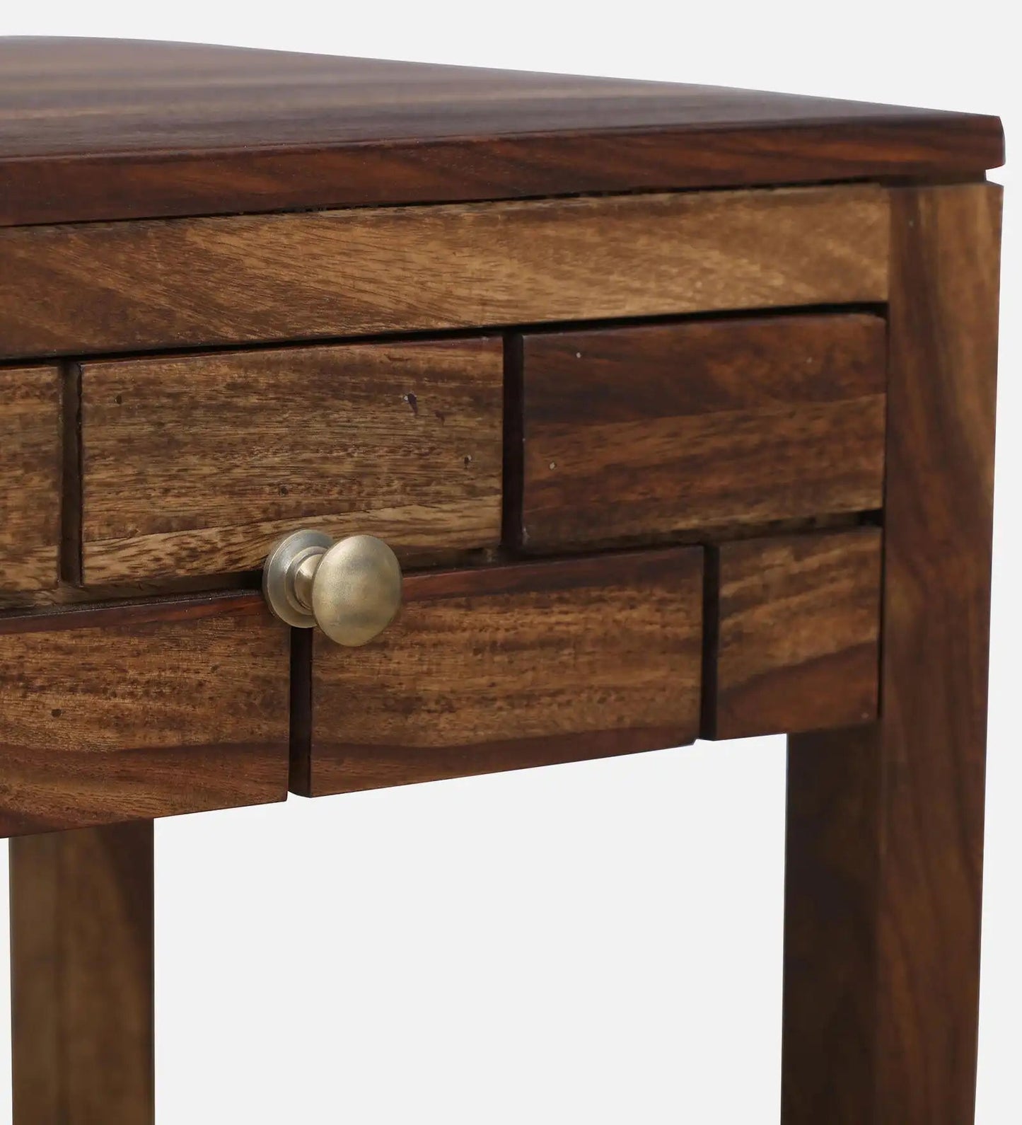 Solid Wood Bedside Tables In Natural Finish