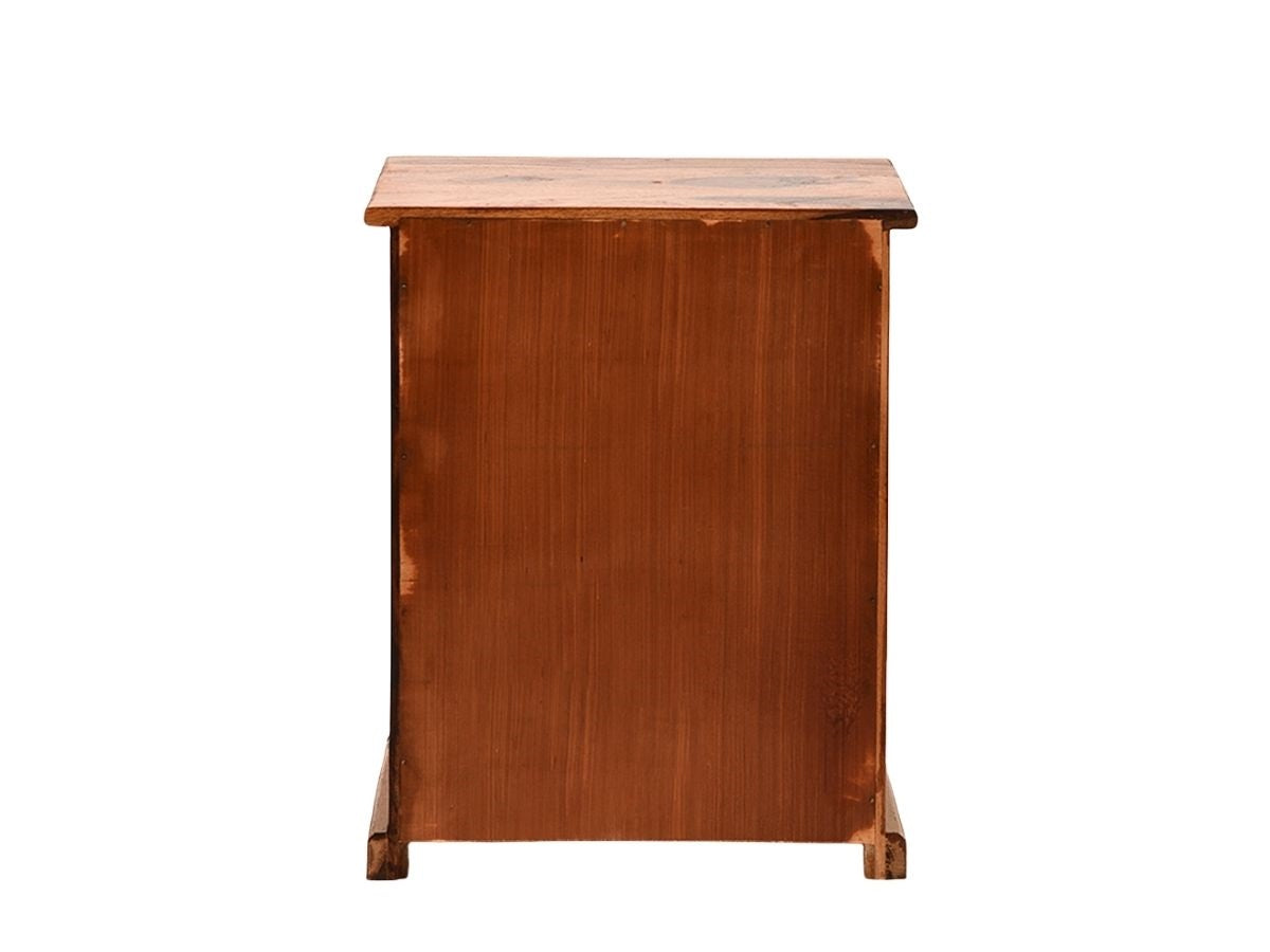 Solid Wood Bedside Tables In Honey Finish