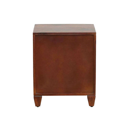 Solid Wood Bedside Tables In Honey Oak Finish