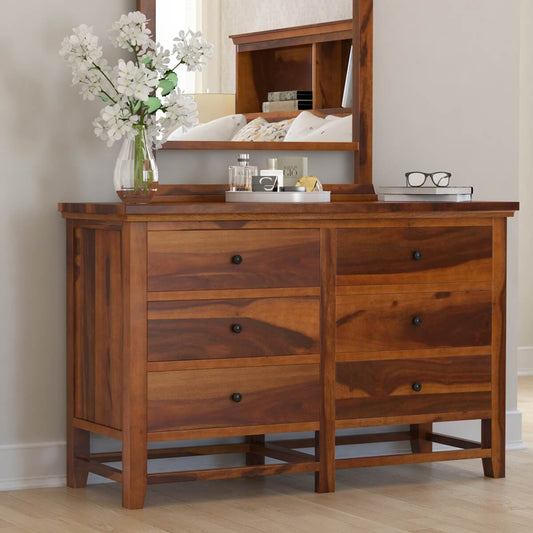 Solid Wood Dressing Tables In Natural Finish