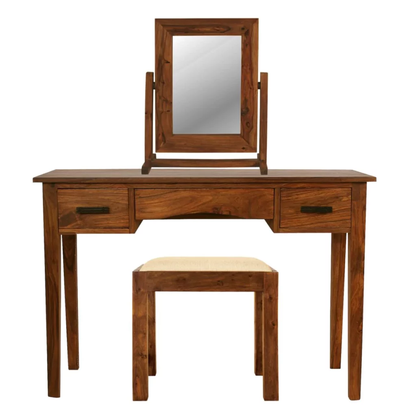 Solid Wood Dressing Tables In Natural Finish